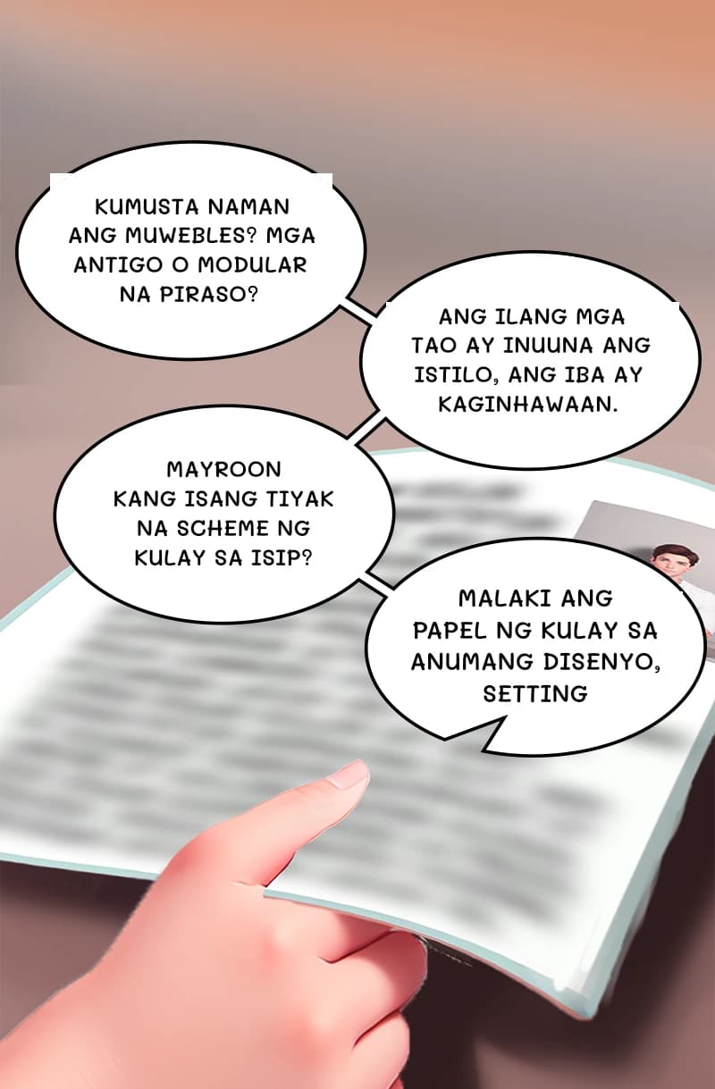 Kumusta naman ang muwebles? Mga antigo o modular na piraso?
Ang ilang mga tao ay inuuna ang istilo, ang iba ay kaginhawaan.
Mayroon kang isang tiyak na scheme ng kulay sa isip?
Malaki ang papel ng kulay sa anumang disenyo, setting