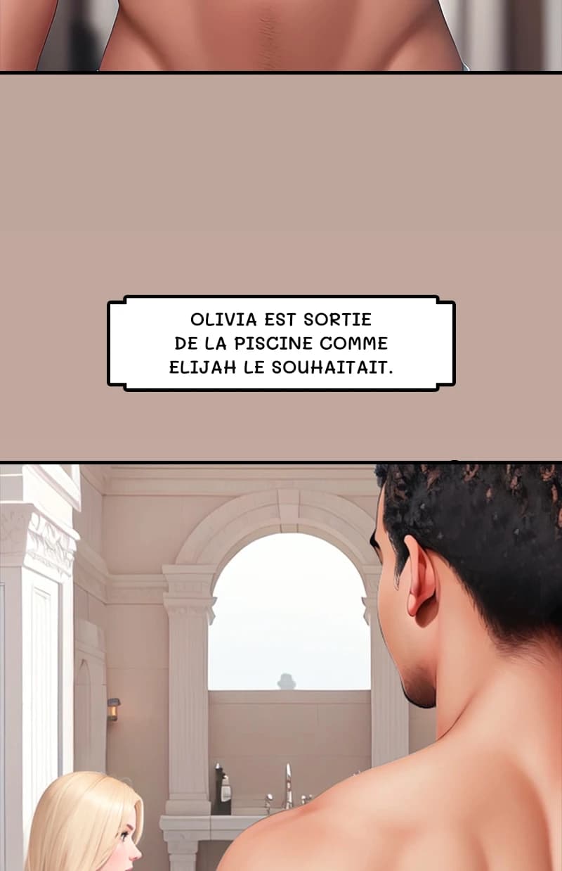 Olivia est sortie de la piscine comme Elijah le souhaitait.