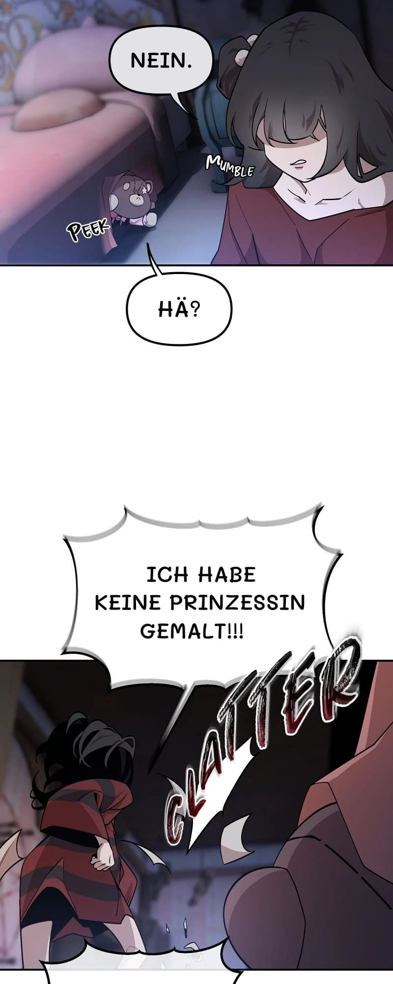 Nein.
Hä?
Ich habe keine Prinzessin gemalt!!!