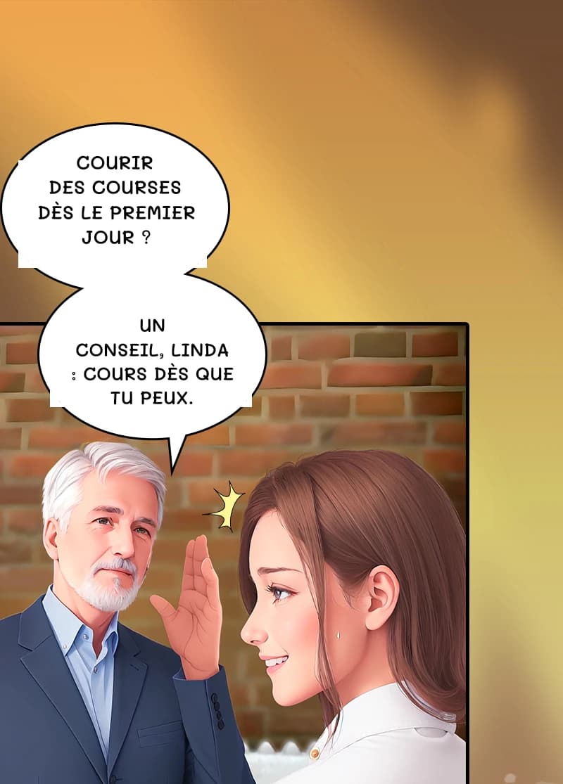 Courir des courses dès le premier jour ?
Un conseil, Linda : cours dès que tu peux.