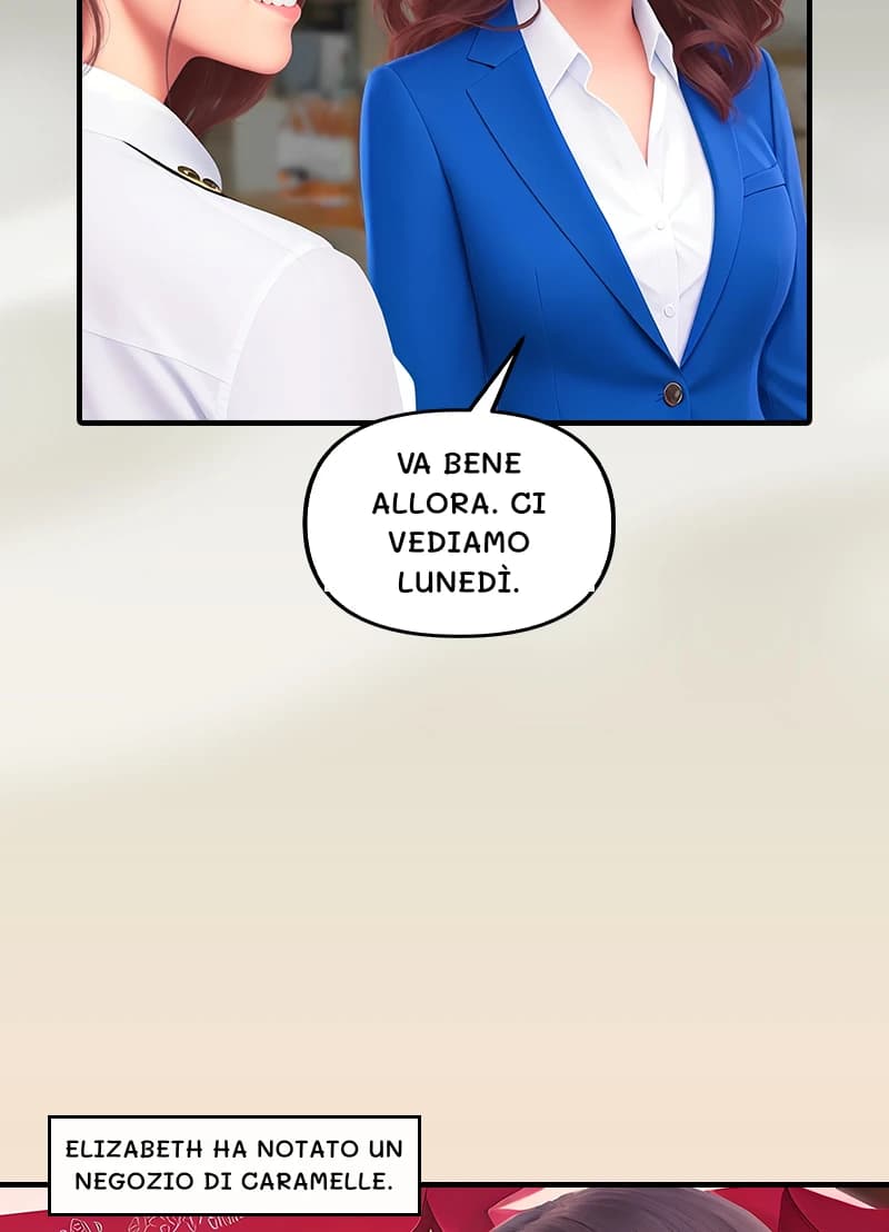 Va bene allora. Ci vediamo lunedì.
Elizabeth ha notato un negozio di caramelle.