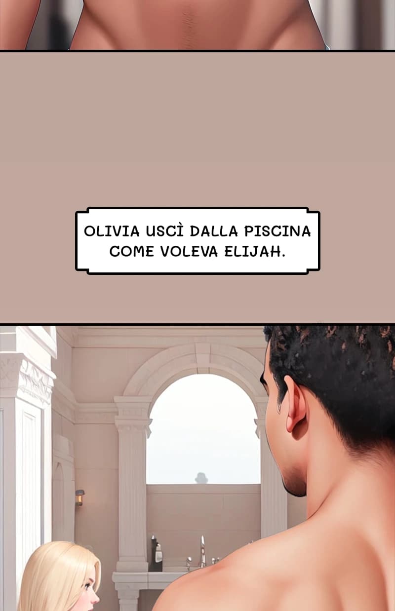 Olivia uscì dalla piscina come voleva Elijah.