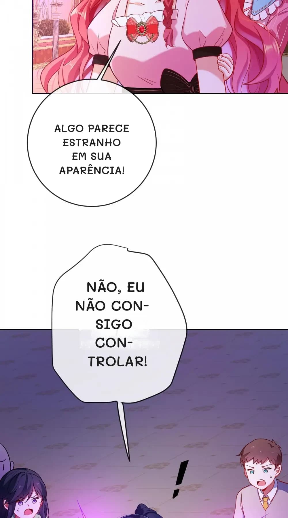 Algo parece estranho em sua aparência!
Não, eu não consigo controlar!