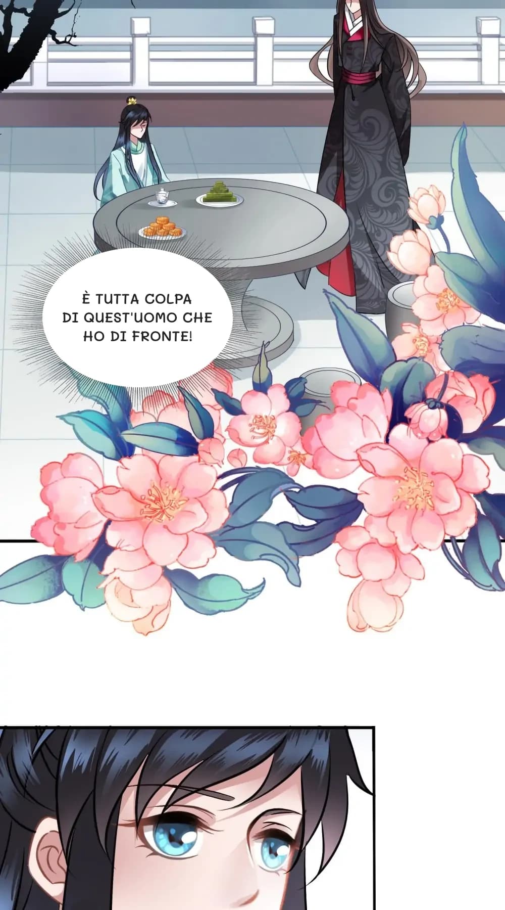 È tutta colpa di quest'uomo che ho di fronte!