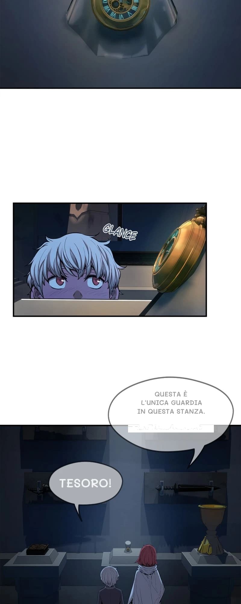 Questa è l'unica guardia in questa stanza.
Tesoro!