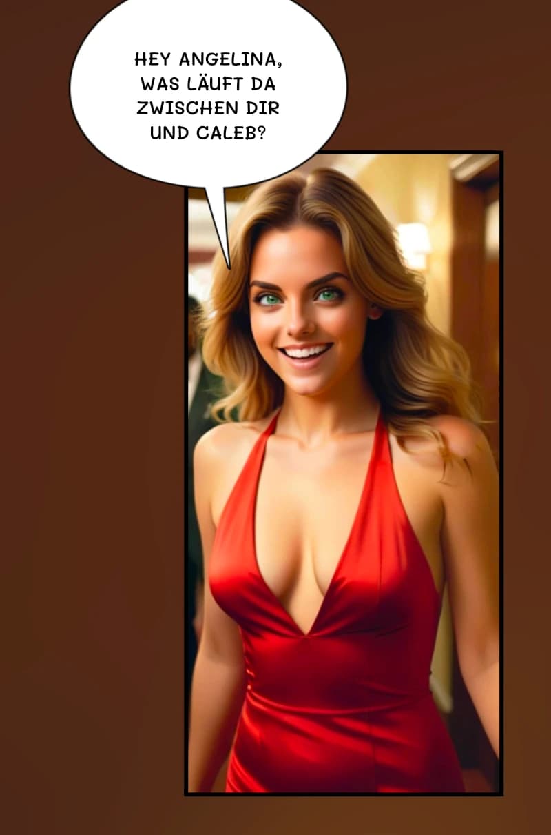 Hey Angelina, was läuft da zwischen dir und Caleb?