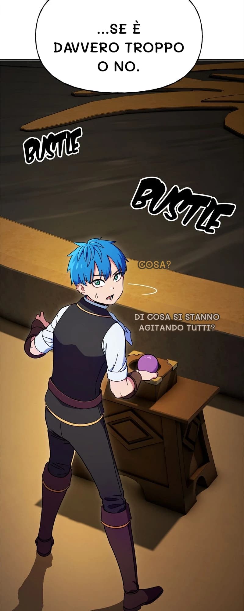 ...se è davvero troppo o no.
Cosa?
Di cosa si stanno agitando tutti?