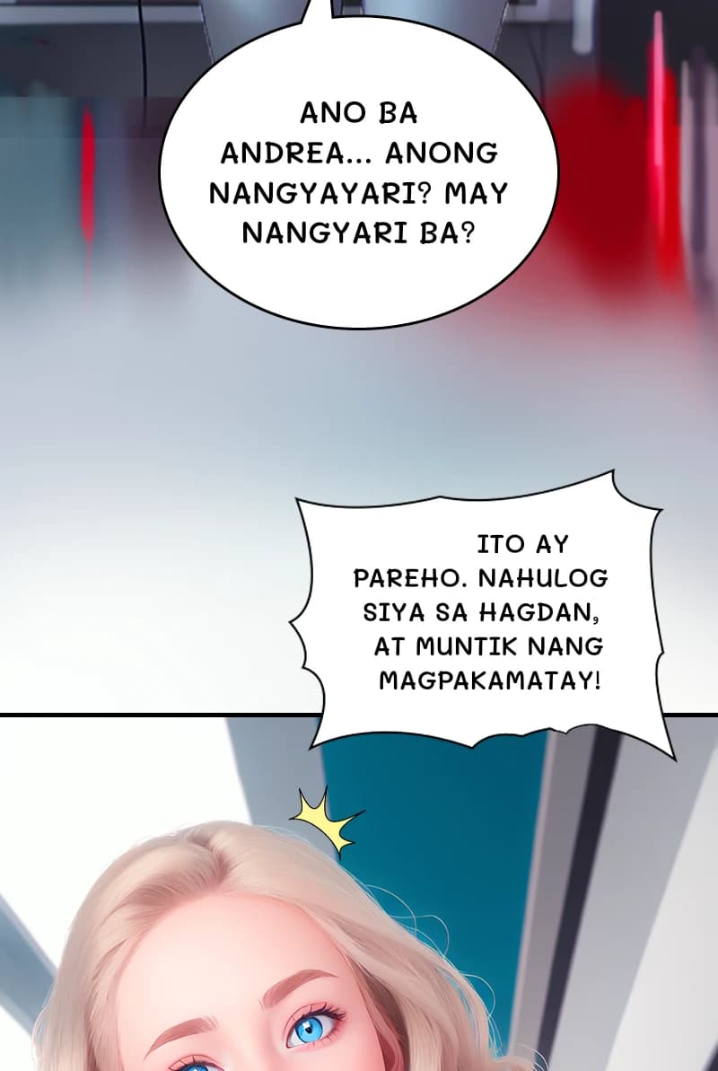 Ano ba andrea... Anong nangyayari? May nangyari ba?
Ito ay pareho. Nahulog siya sa hagdan, at muntik nang magpakamatay!