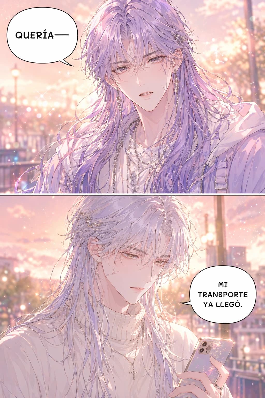 QUERÍA—
MI TRANSPORTE YA LLEGÓ.