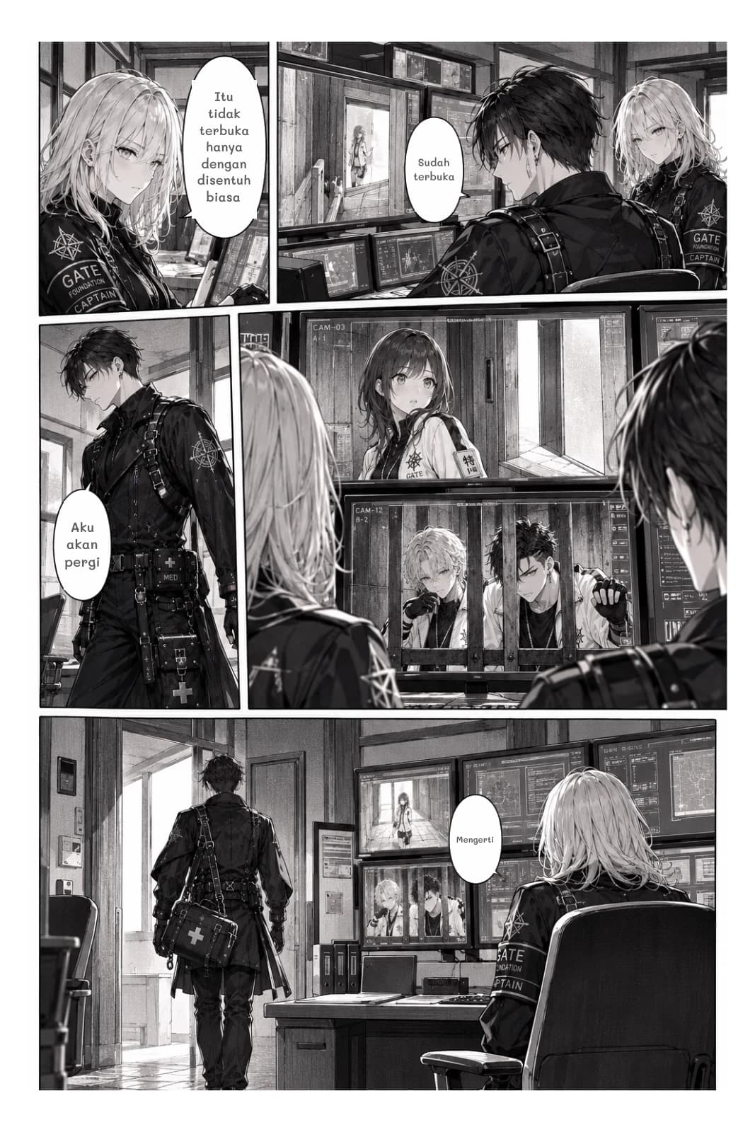Itu tidak terbuka hanya dengan disentuh biasa
Sudah terbuka
Aku akan pergi
Mengerti