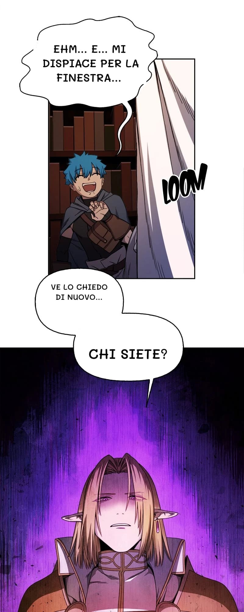 Ehm... E... Mi dispiace per la finestra...
Ve lo chiedo di nuovo...
Chi siete?