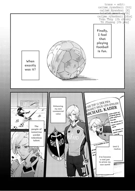 Finally, I feel that playing football is fun.
When exactly was it?
Enhancing my own commercial value
The people of tomorrow amidst relentless talent
Until I realize
I've become a tool just to prove my own worth