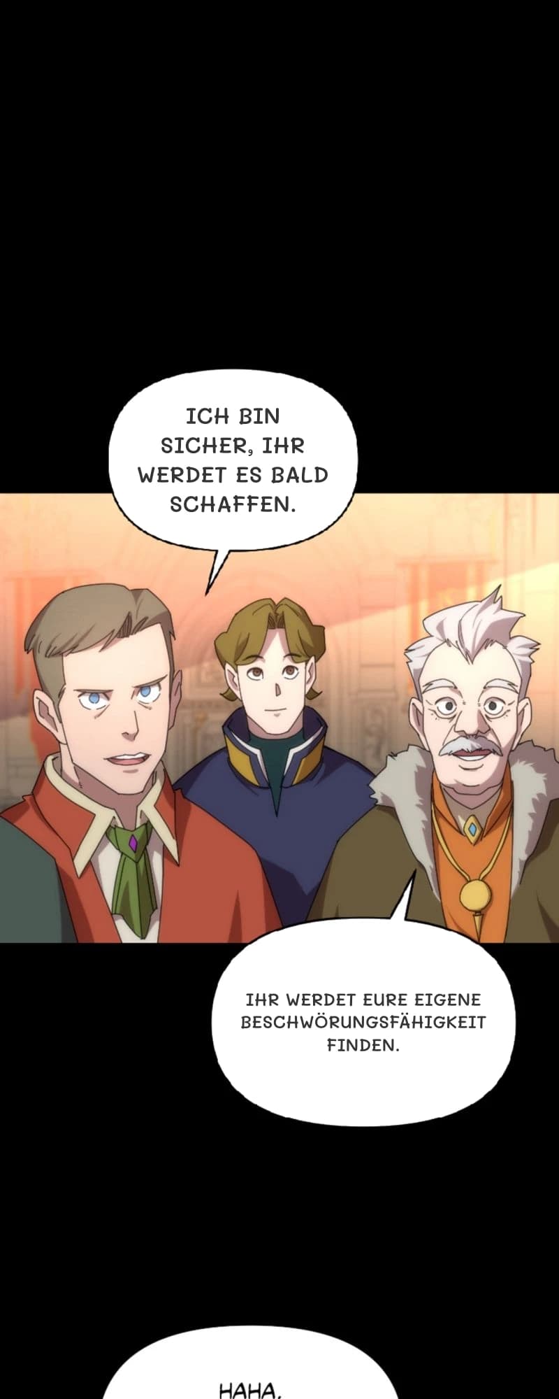 Ich bin sicher, ihr werdet es bald schaffen.
Ihr werdet eure eigene Beschwörungsfähigkeit finden.