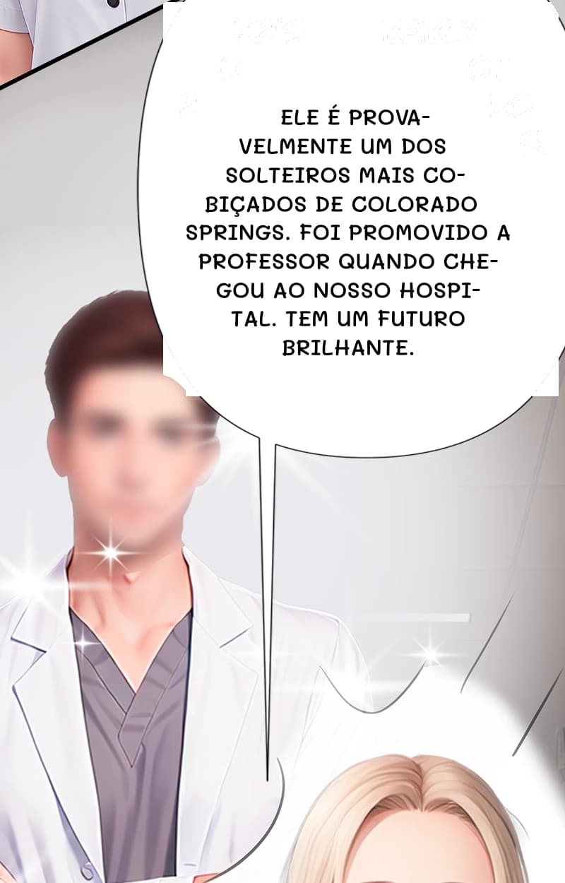 Ele é provavelmente um dos solteiros mais cobiçados de Colorado Springs. Foi promovido a professor quando chegou ao nosso hospital. Tem um futuro brilhante.
