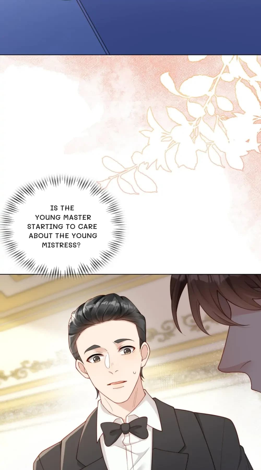 Is the young master starting to care about the young mistress?