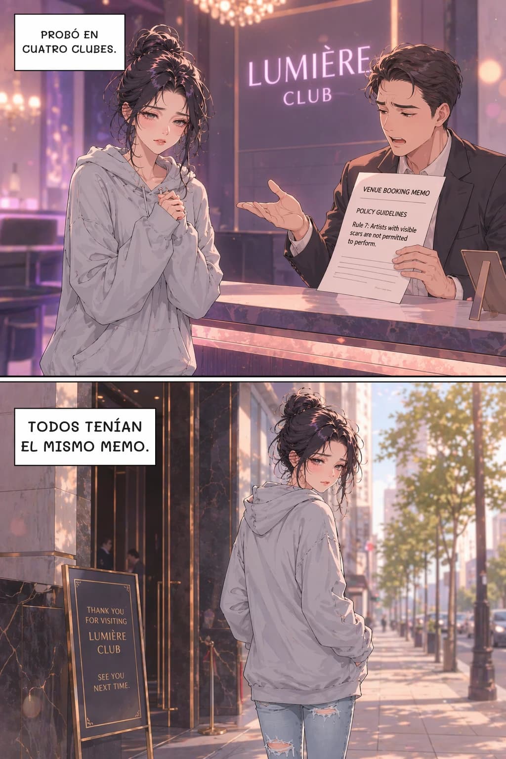 PROBÓ EN CUATRO CLUBES.
TODOS TENÍAN EL MISMO MEMO.