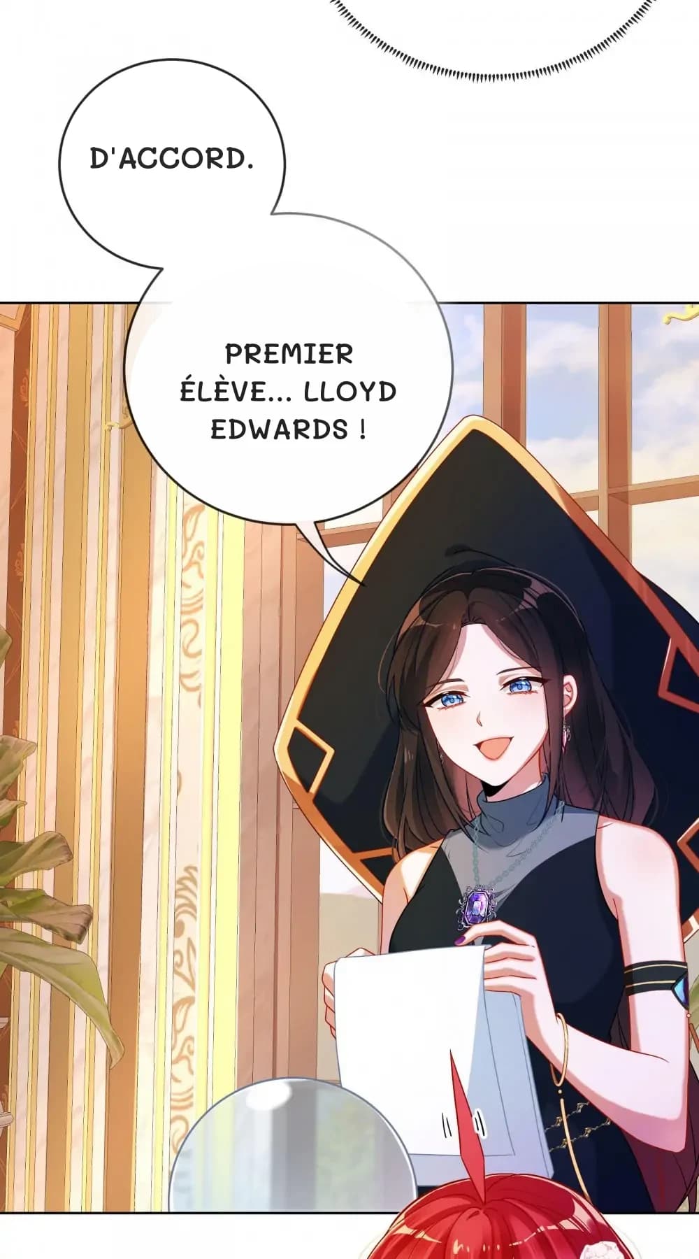 D'accord.
Premier élève… Lloyd Edwards !