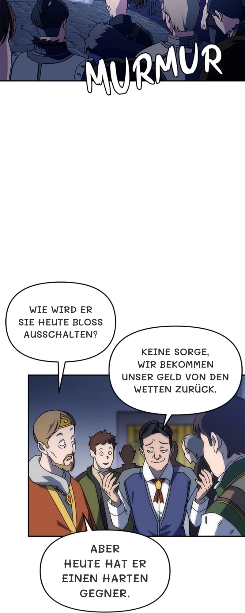 Wie wird er sie heute bloß ausschalten?
Keine Sorge, wir bekommen unser Geld von den Wetten zurück.
Aber heute hat er einen harten Gegner.