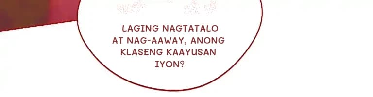 Laging nagtatalo at nag-aaway, anong klaseng kaayusan iyon?