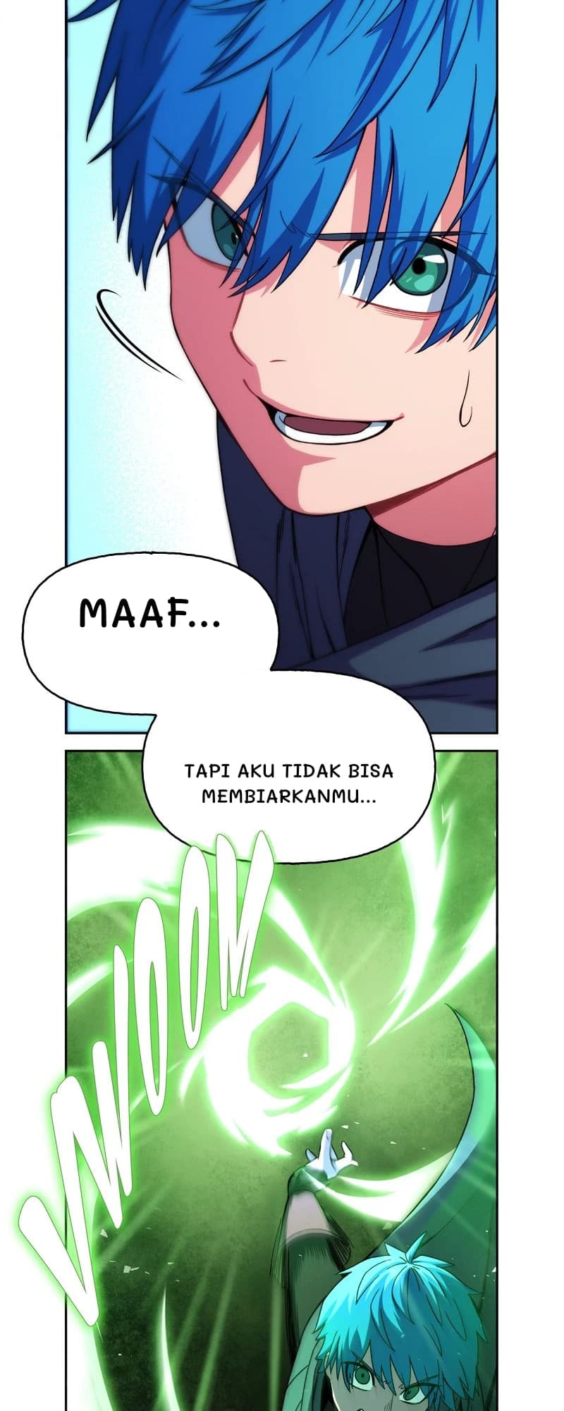 Maaf...
Tapi aku tidak bisa membiarkanmu...