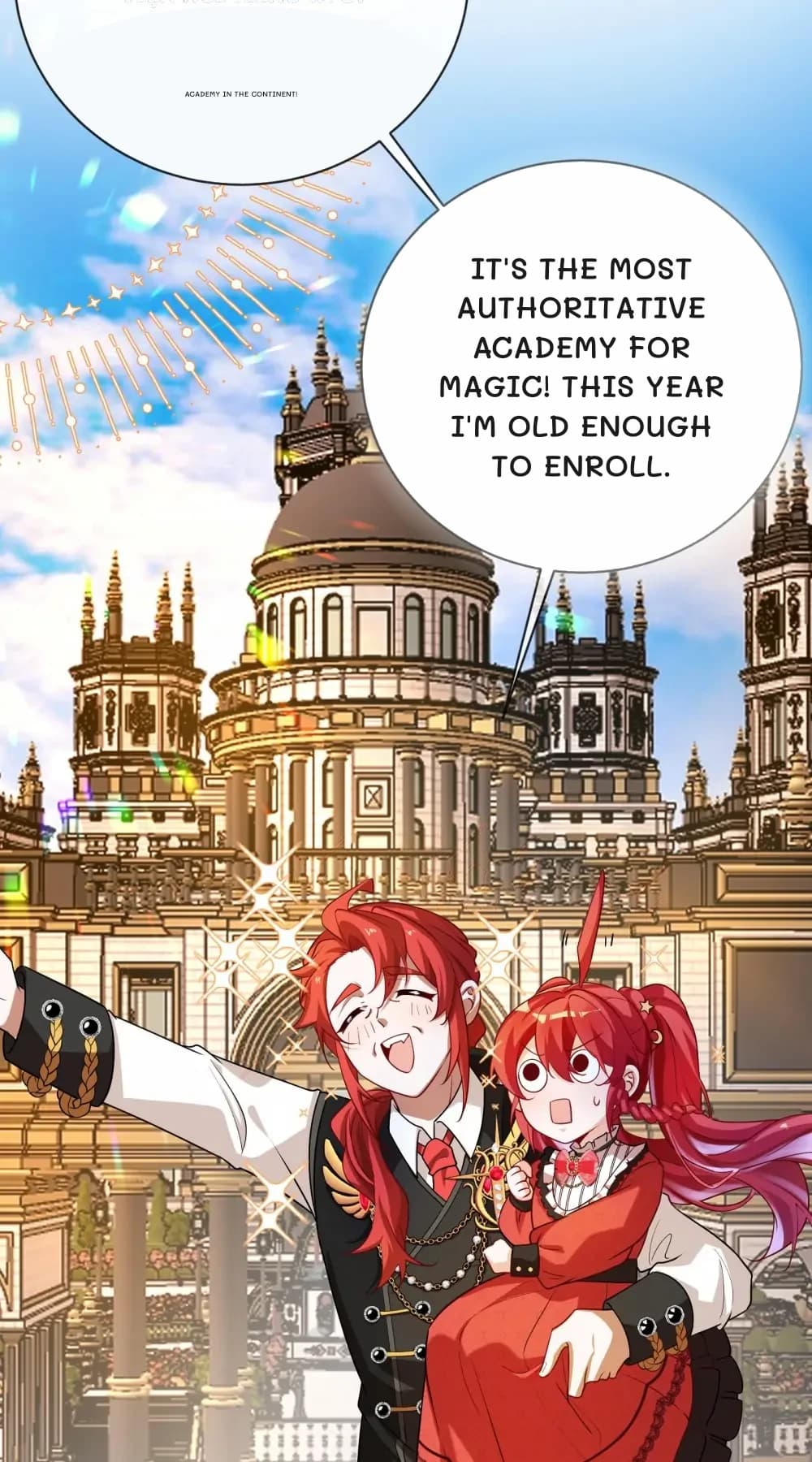 academy in the continent!
It's the most authoritative academy for magic! This year I'm old enough to enroll.