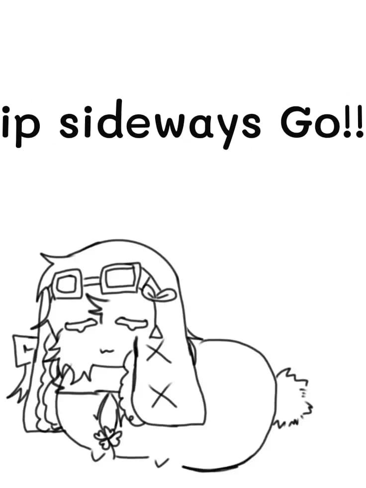 flip sideways Go!!