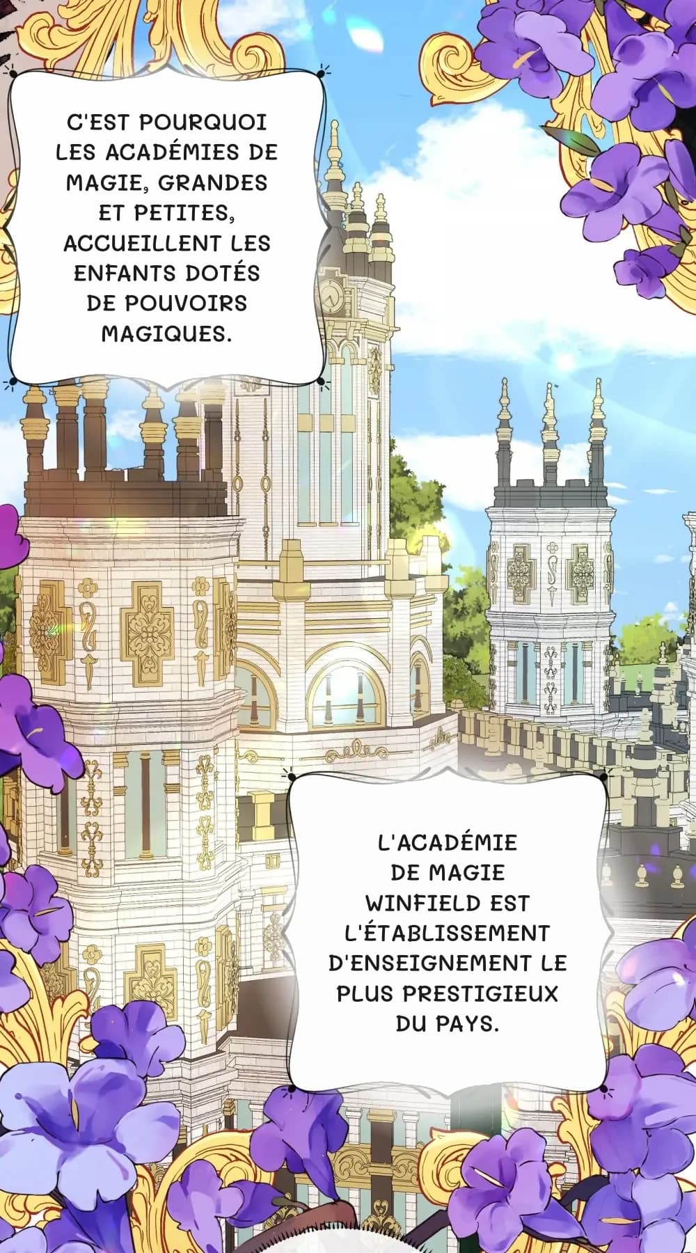 C'est pourquoi les académies de magie, grandes et petites, accueillent les enfants dotés de pouvoirs magiques.
L'Académie de Magie Winfield est l'établissement d'enseignement le plus prestigieux du pays.
