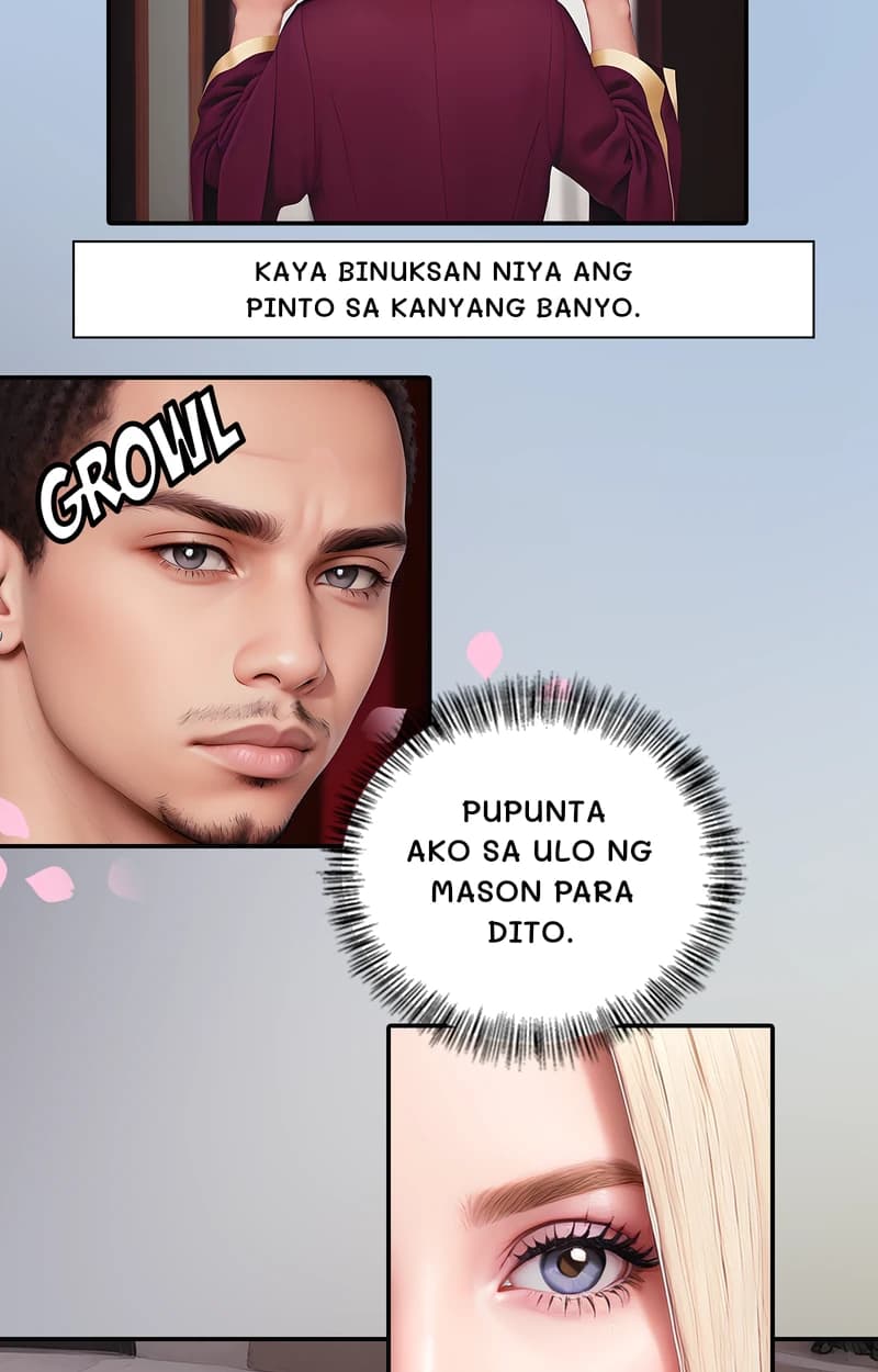 Kaya binuksan niya ang pinto sa kanyang banyo.
Pupunta ako sa ulo ng mason para dito.