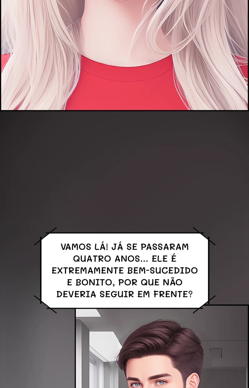 Vamos lá! Já se passaram quatro anos... Ele é extremamente bem-sucedido e bonito, por que não deveria seguir em frente?