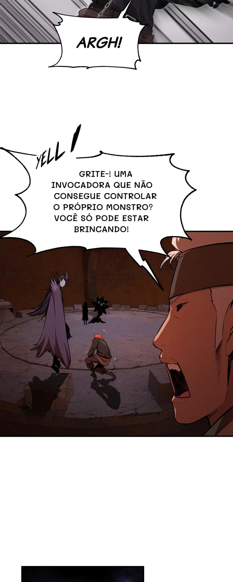 Grite-! Uma invocadora que não consegue controlar o próprio monstro? Você só pode estar brincando!