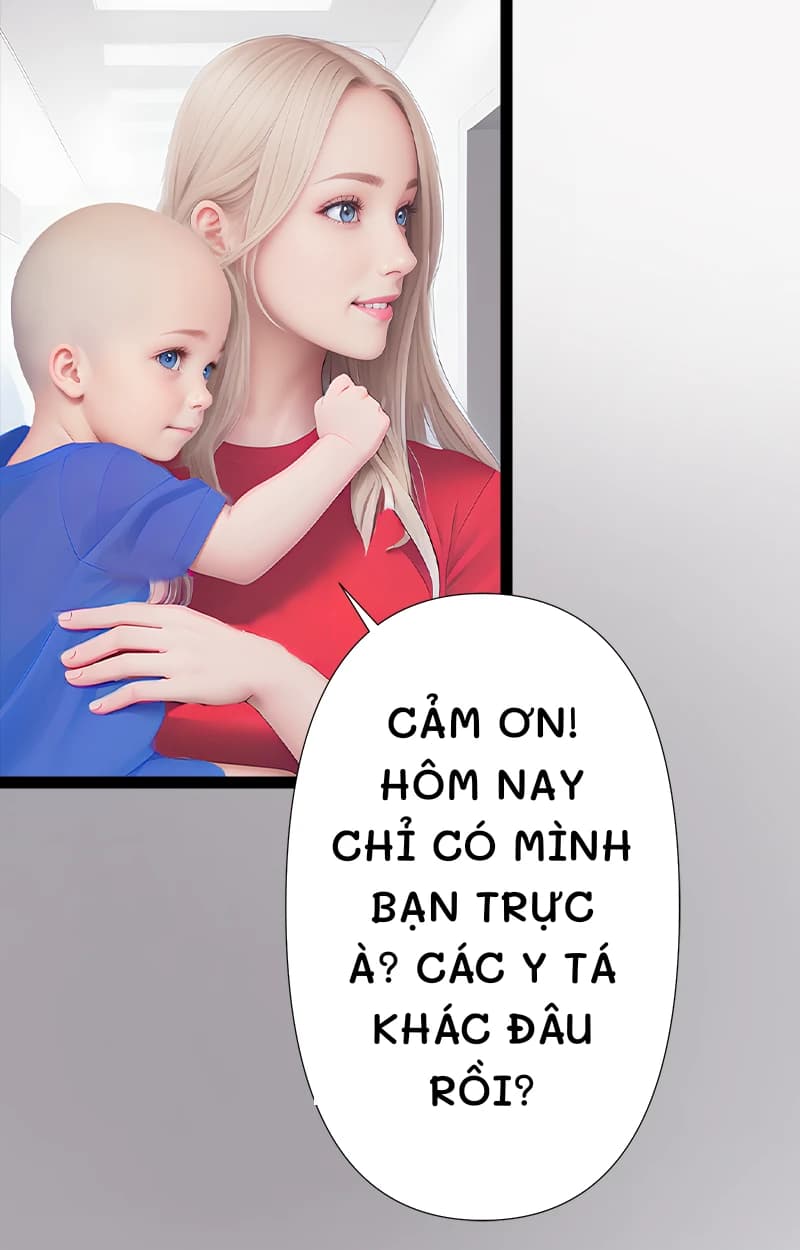 Cảm ơn! Hôm nay chỉ có mình bạn trực à? Các y tá khác đâu rồi?