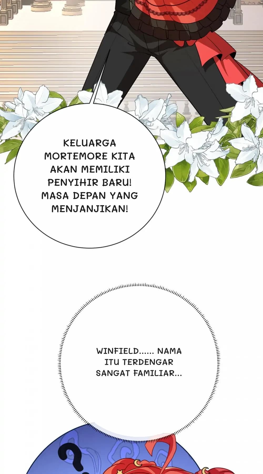 Keluarga Mortemore kita akan memiliki penyihir baru! Masa depan yang menjanjikan!
Winfield...... Nama itu terdengar sangat familiar...