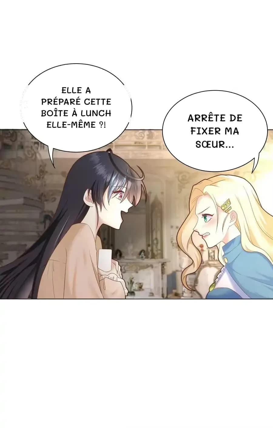 Elle a préparé cette boîte à lunch elle-même ?!
Arrête de fixer ma sœur…