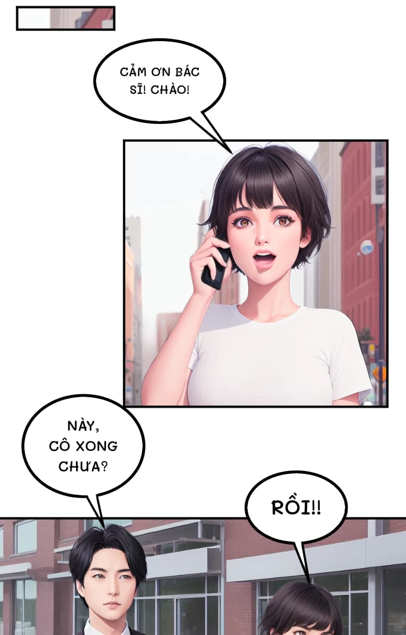 CẢM ƠN BÁC SĨ! CHÀO!
NÀY, CÔ XONG CHƯA?
RỒI!!