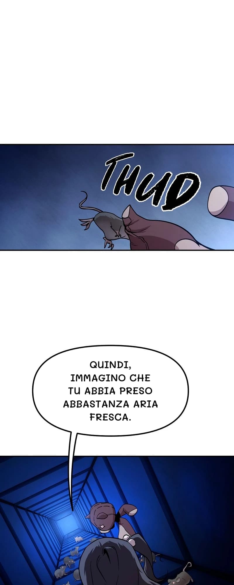 Quindi, immagino che tu abbia preso abbastanza aria fresca.