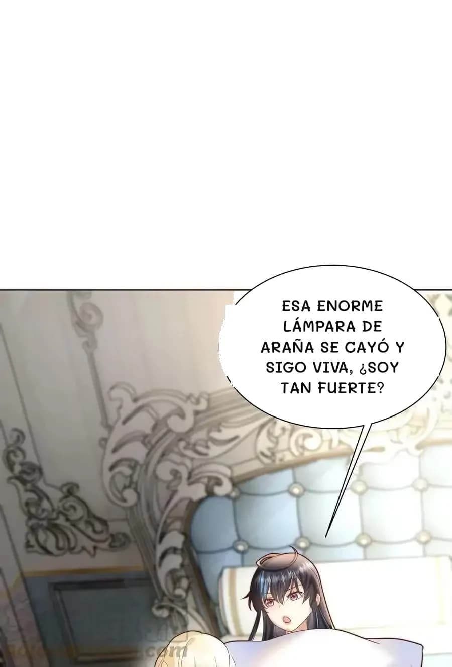 Esa enorme lámpara de araña se cayó y sigo viva, ¿soy tan fuerte?