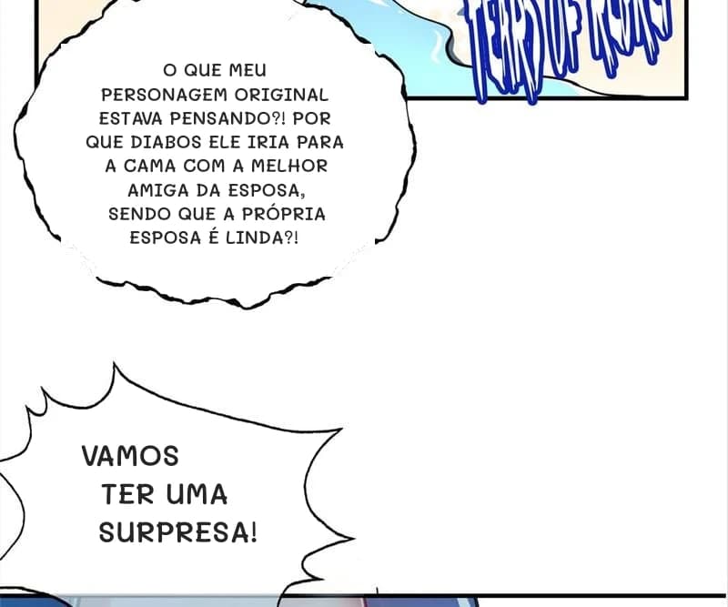 O que meu personagem original estava pensando?! Por que diabos ele iria para a cama com a melhor amiga da esposa, sendo que a própria esposa é linda?!
Vamos ter uma surpresa!