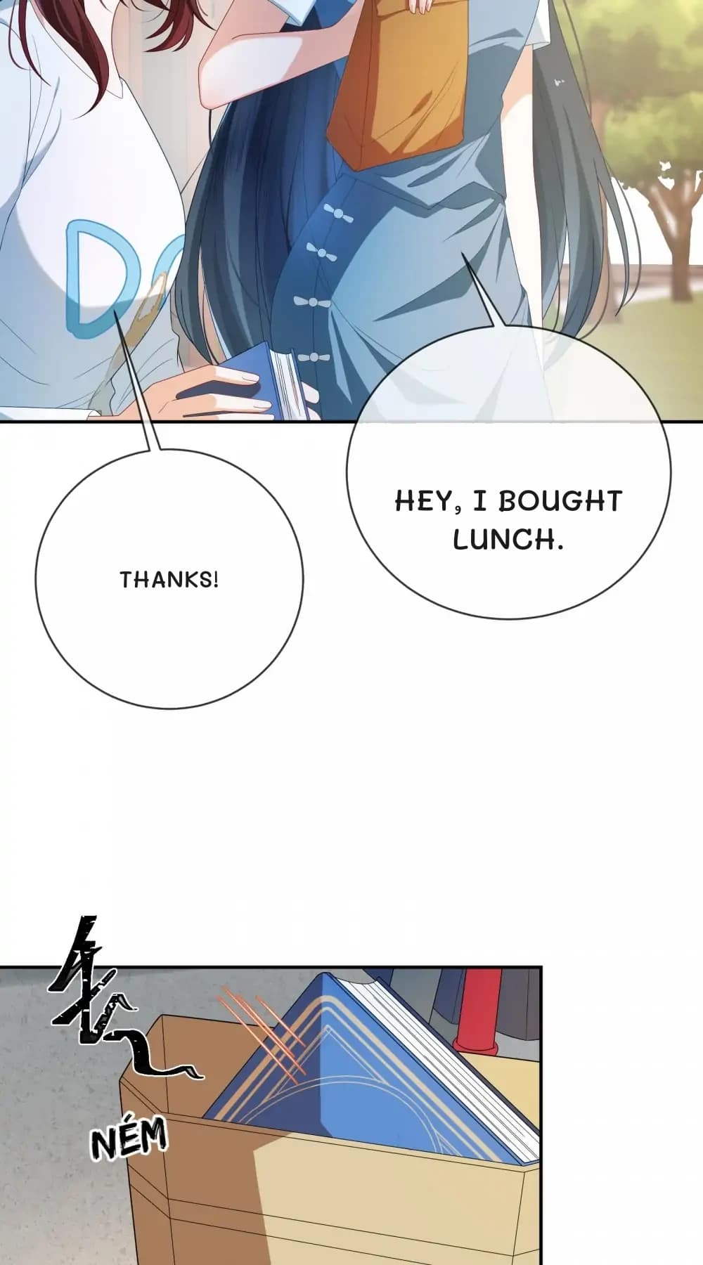 Hey, I bought lunch.
Thanks!