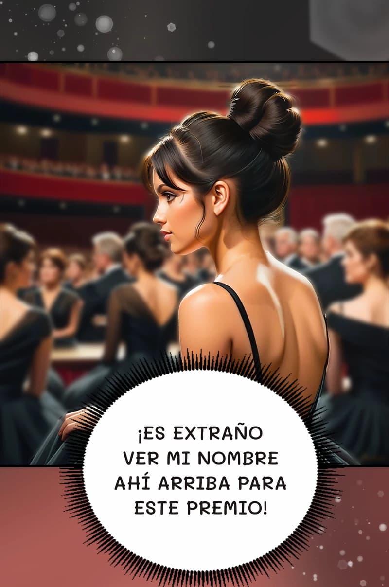 ¡Es extraño ver mi nombre ahí arriba para este premio!
