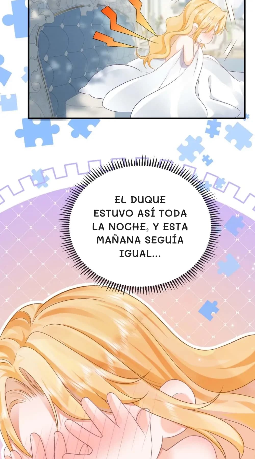 El Duque estuvo así toda la noche, y esta mañana seguía igual...