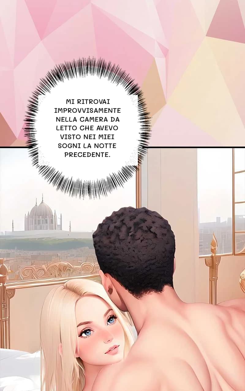 Mi ritrovai improvvisamente nella camera da letto che avevo visto nei miei sogni la notte precedente.