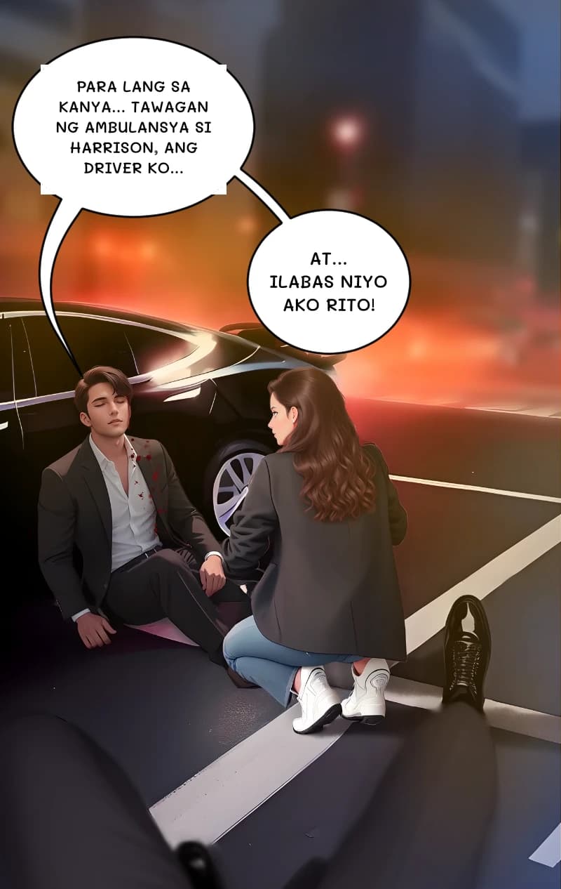 PARA LANG SA KANYA... TAWAGAN NG AMBULANSYA SI HARRISON, ANG DRIVER KO...
AT... ILABAS NIYO AKO RITO!