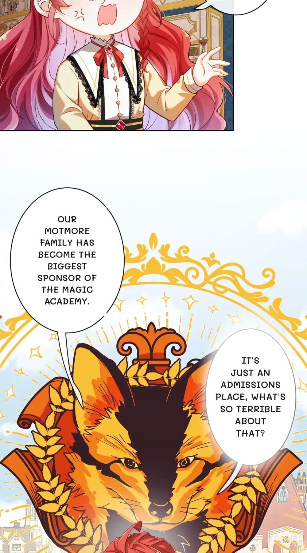 Our Motmore family has become the biggest sponsor of the magic academy.
It's just an admissions place, what's so terrible about that?