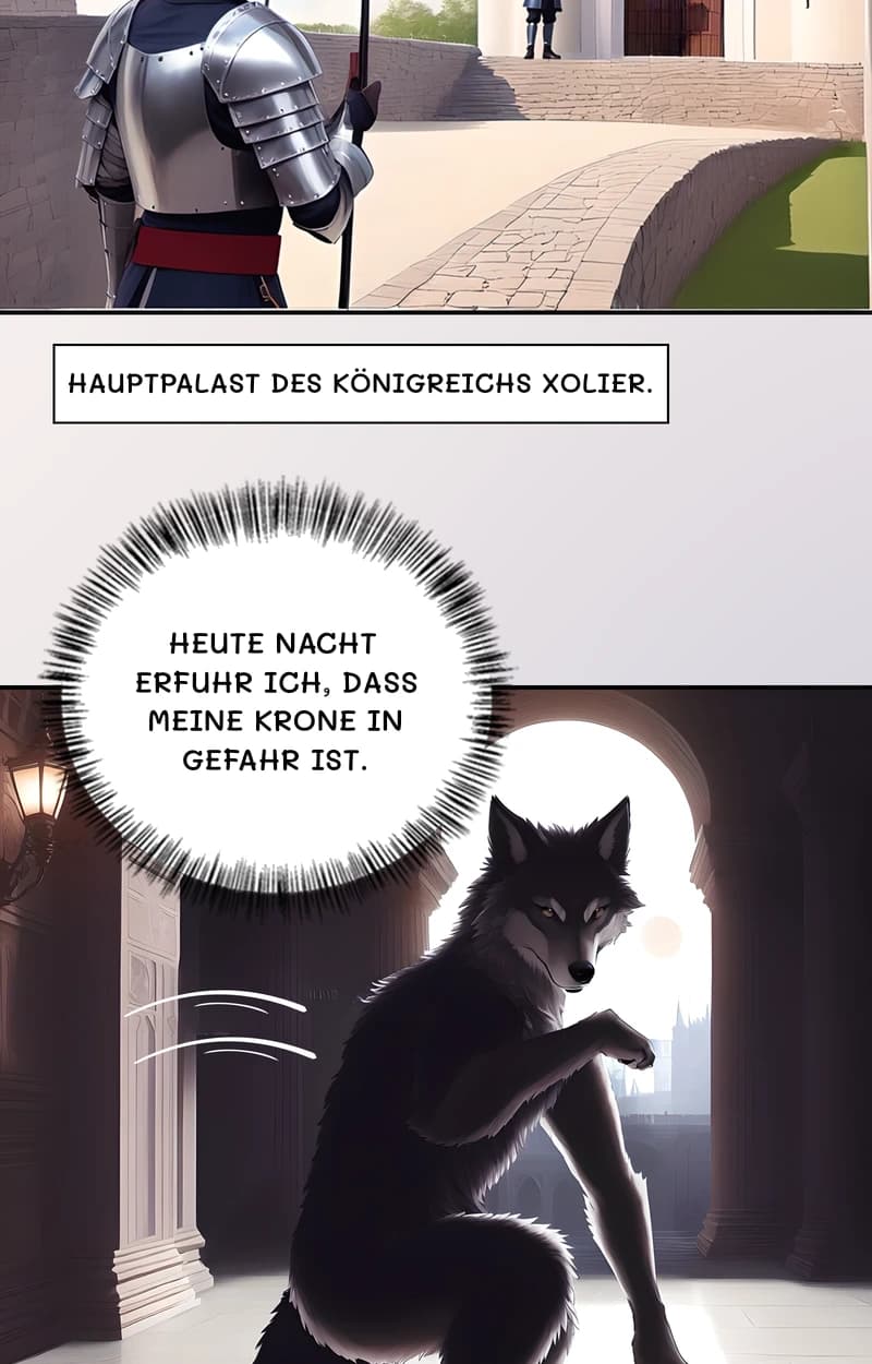 Hauptpalast des Königreichs Xolier.
Heute Nacht erfuhr ich, dass meine Krone in Gefahr ist.