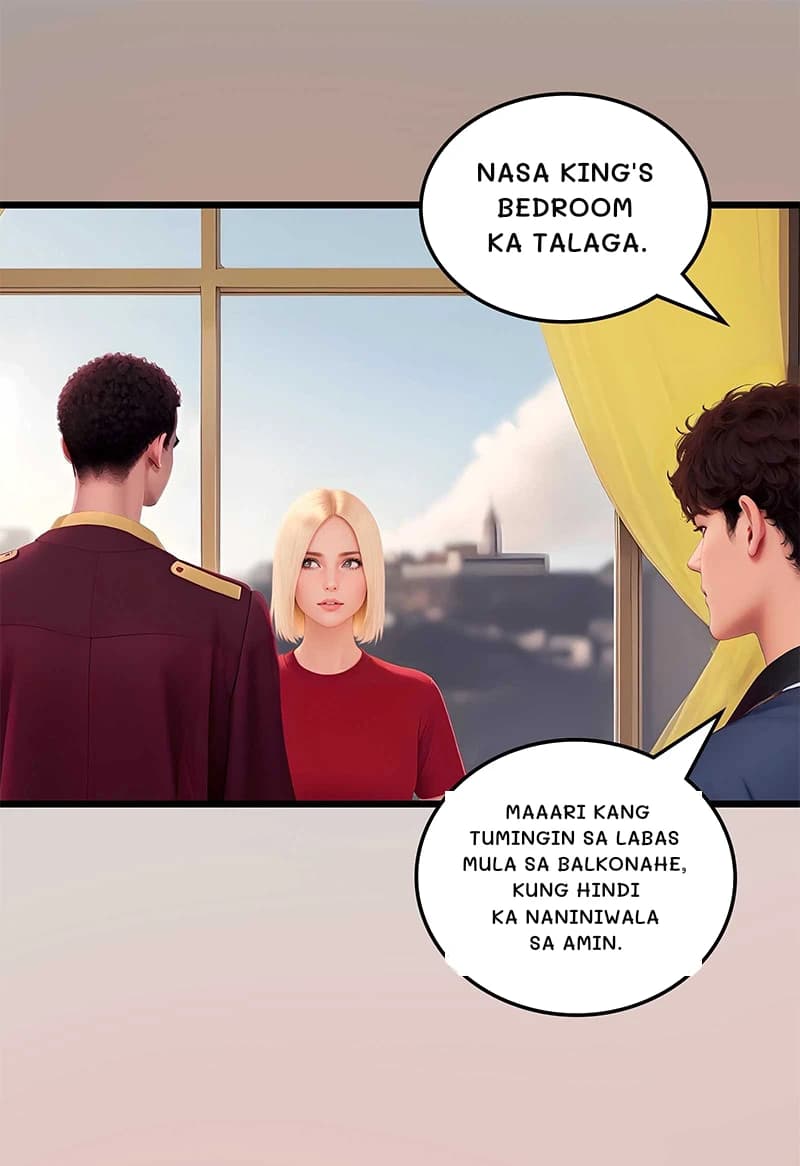Nasa king's bedroom ka talaga.
Maaari kang tumingin sa labas mula sa balkonahe, kung hindi ka naniniwala sa amin.