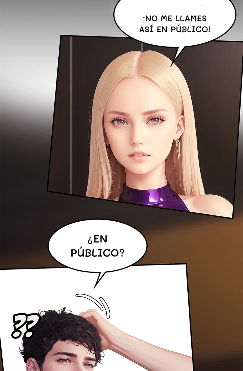 ¡No me llames así en público!
¿En público?
