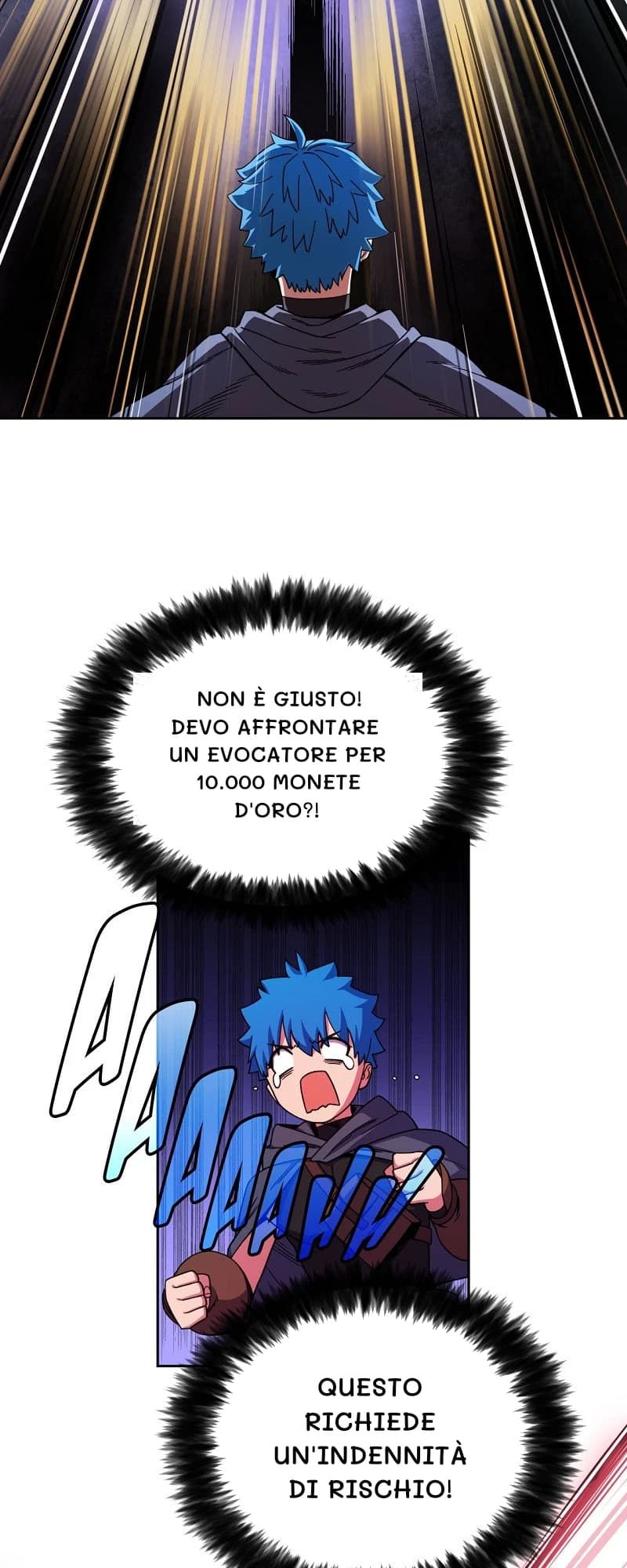 Non è giusto! Devo affrontare un evocatore per 10.000 monete d'oro?!
Questo richiede un'indennità di rischio!