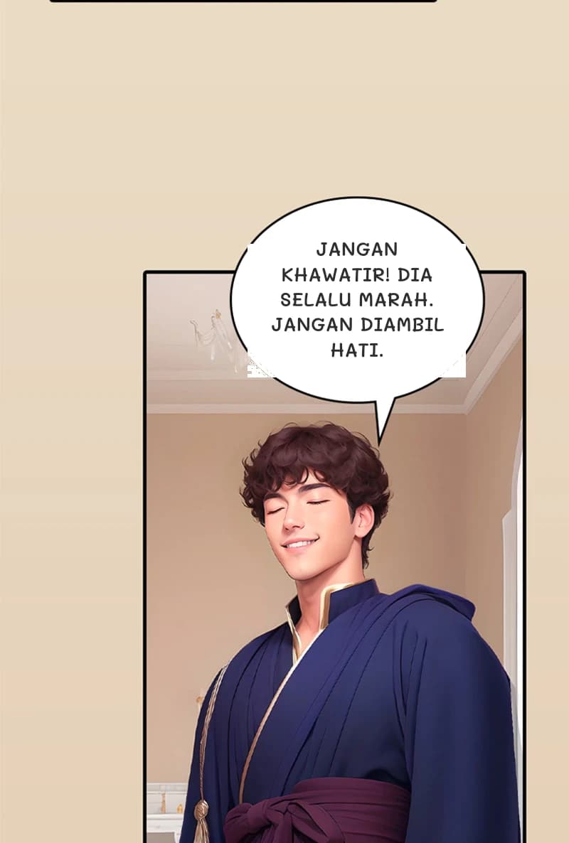 Jangan khawatir! Dia selalu marah. Jangan diambil hati.