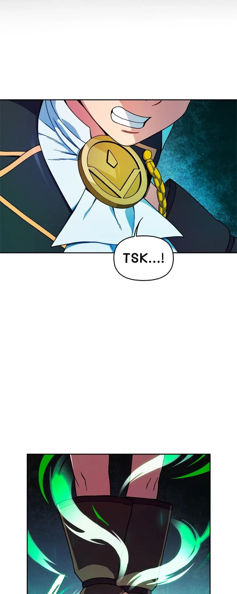 Tsk...!