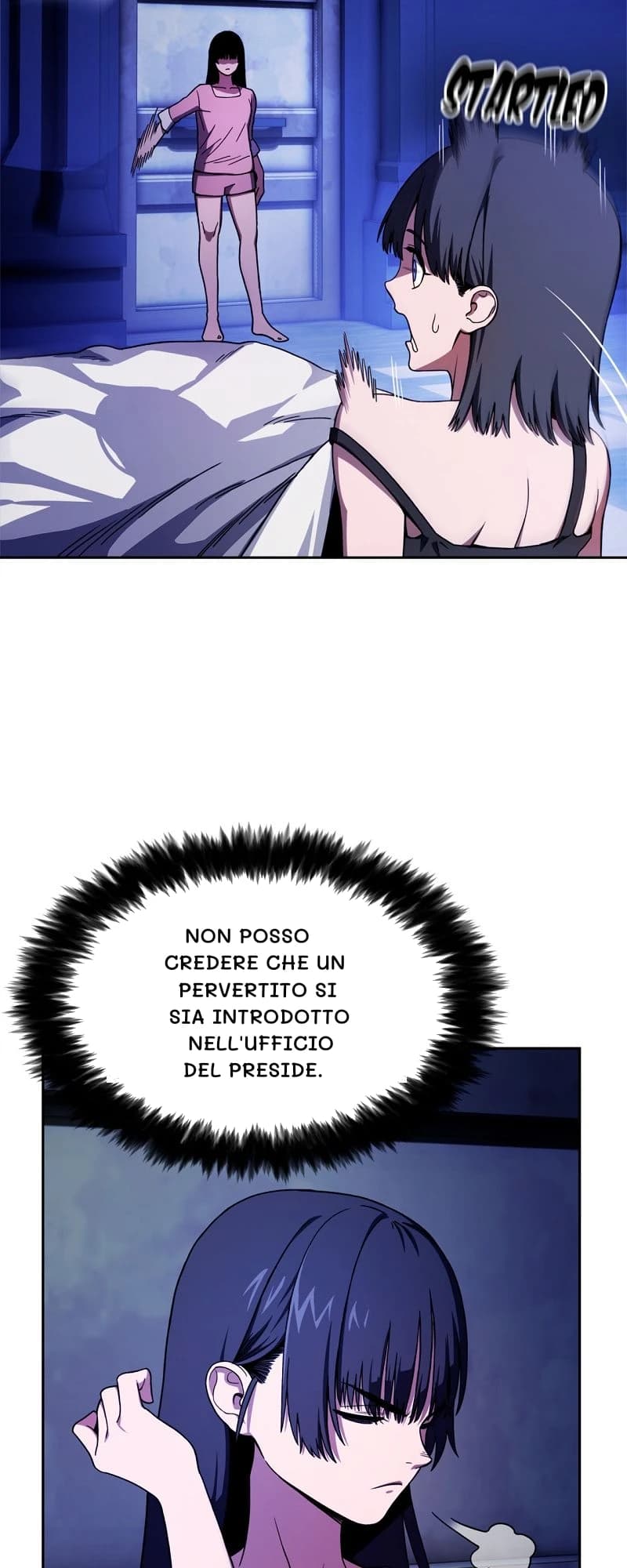Non posso credere che un pervertito si sia introdotto nell'ufficio del preside.